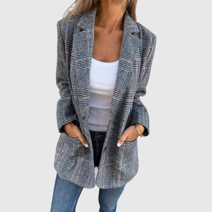 Brenda – elegant rutig kavaj