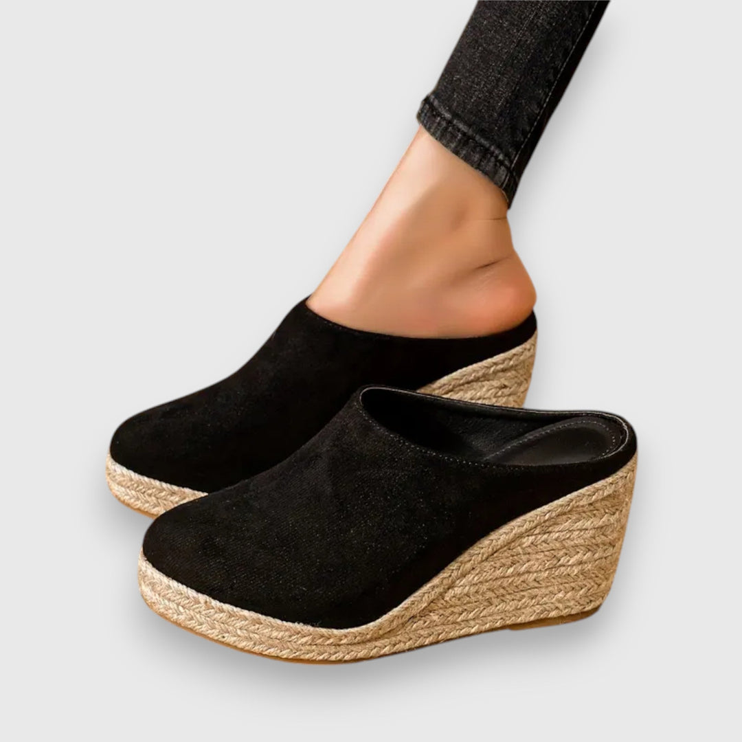 Siena – espadrill med kilklack