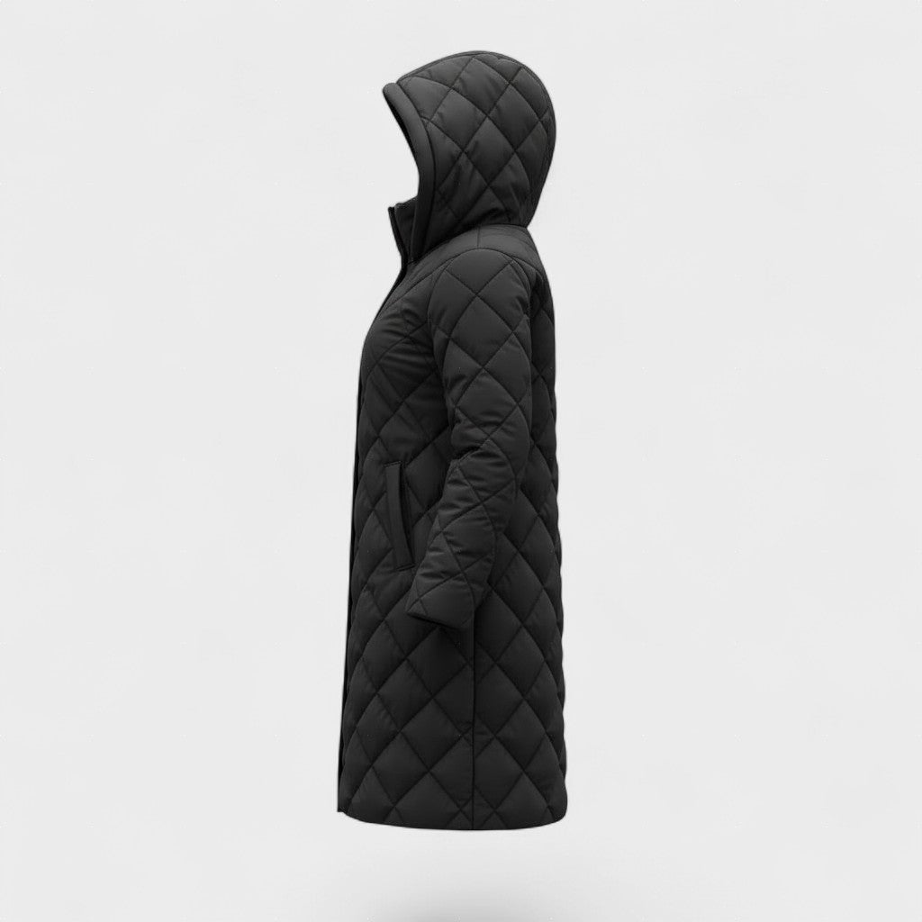 Bogna – elegant pufferjacka med huva