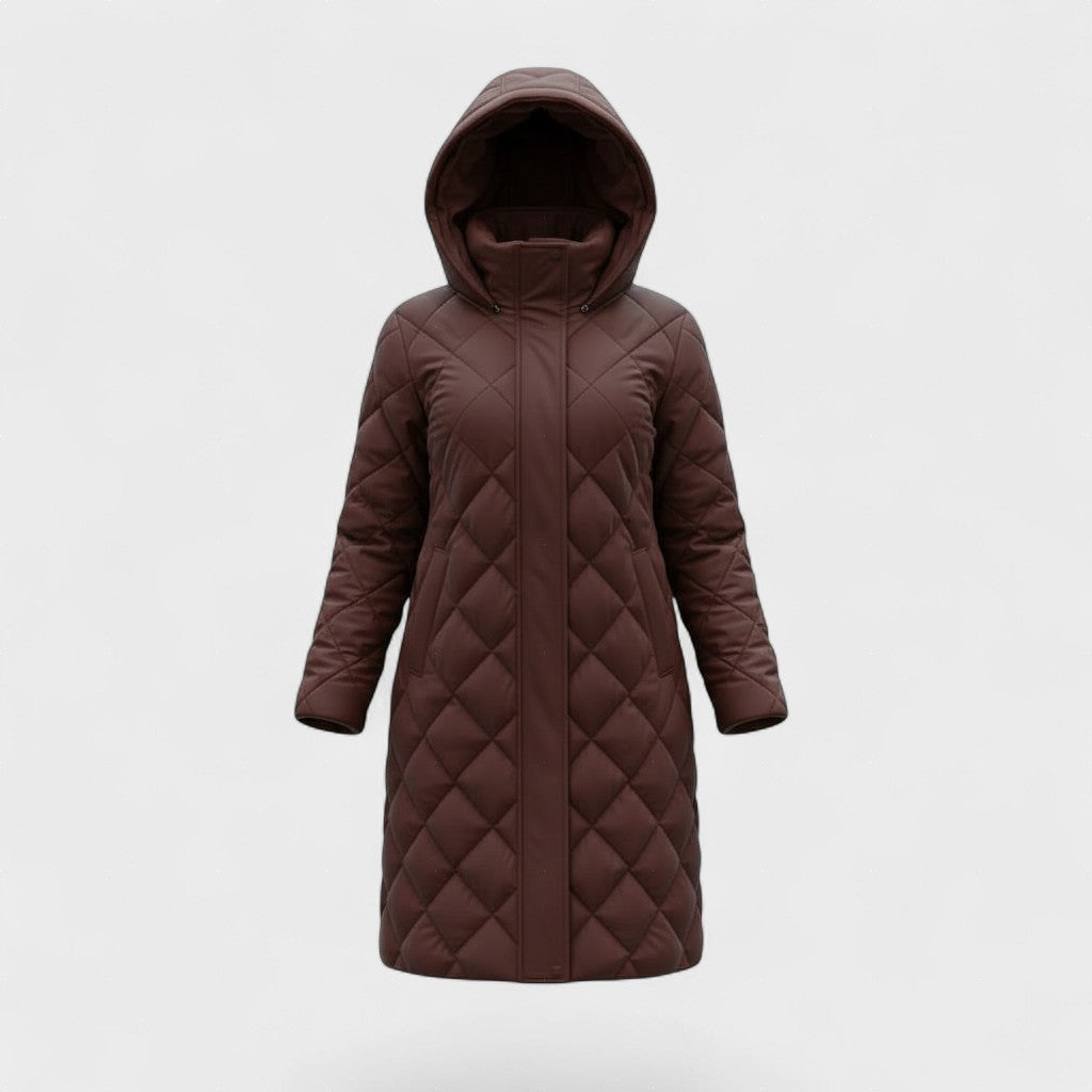 Bogna – elegant pufferjacka med huva