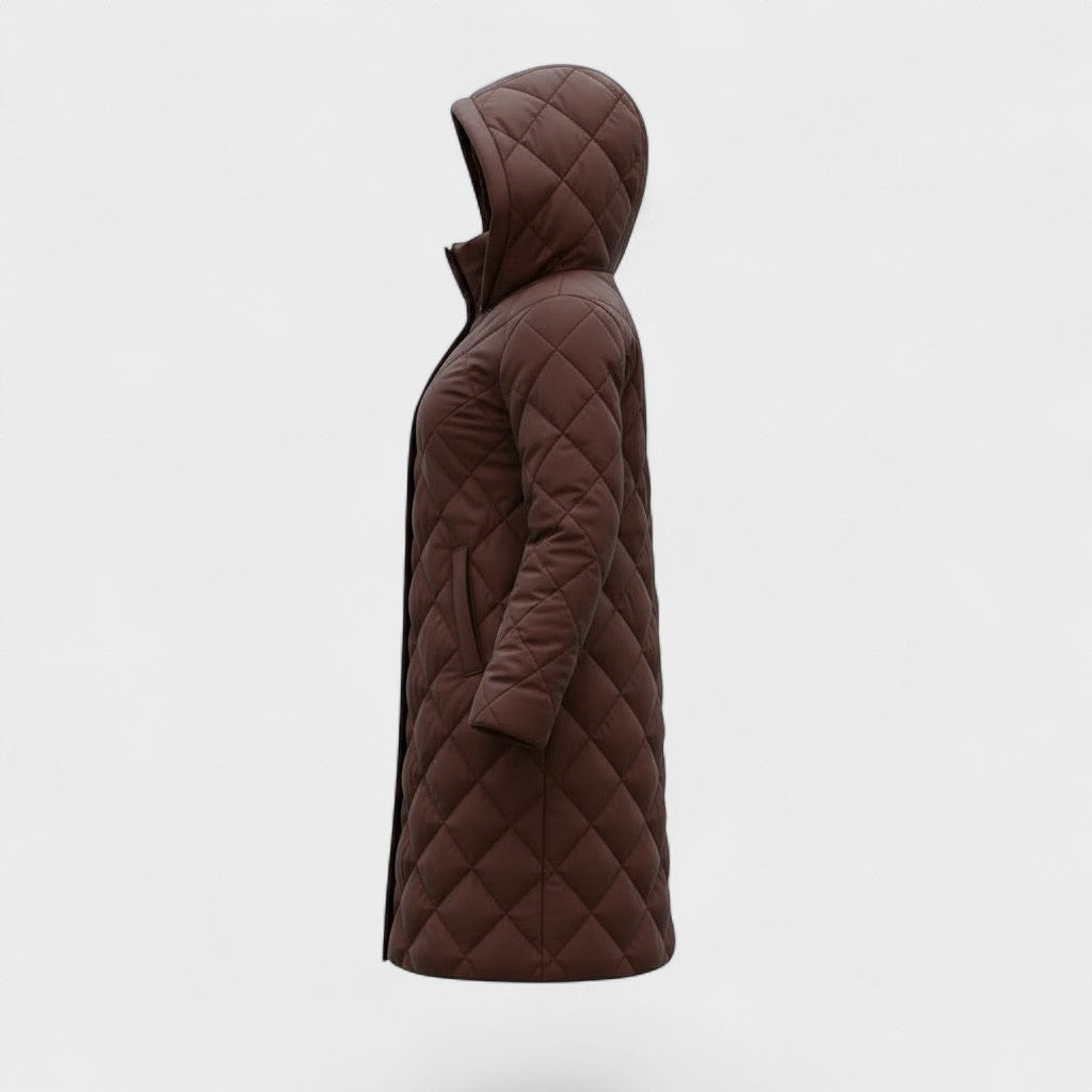 Bogna – elegant pufferjacka med huva