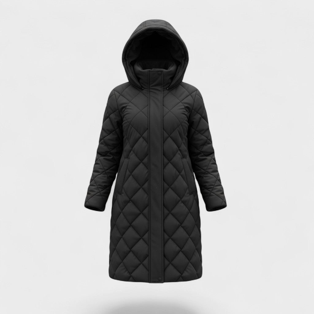 Bogna – elegant pufferjacka med huva