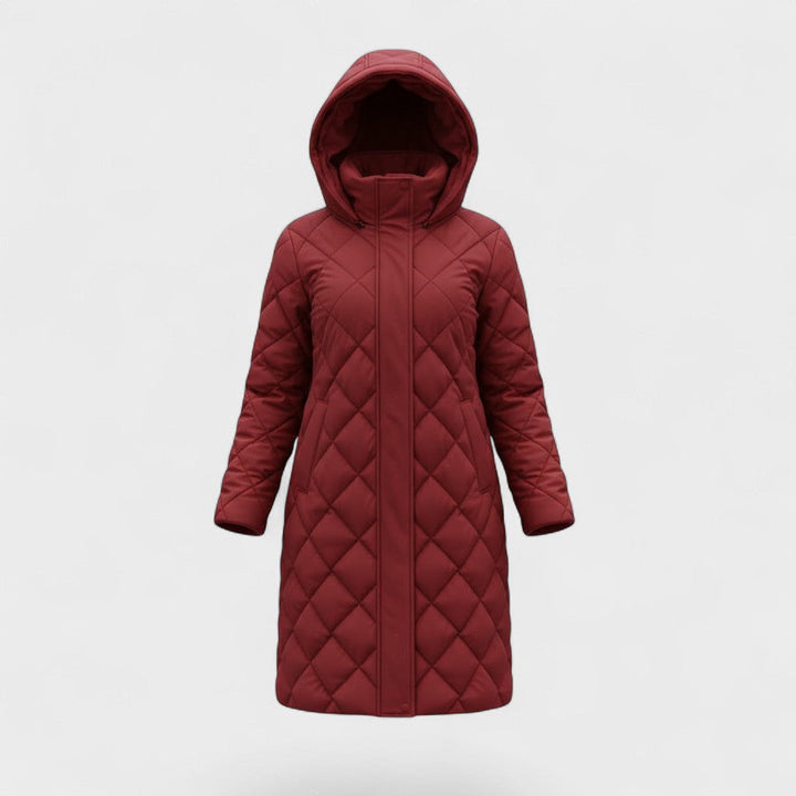 Bogna – elegant pufferjacka med huva