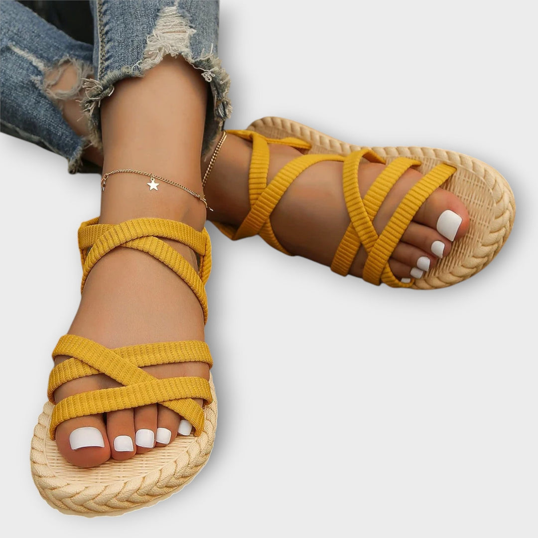 Stilrena och bekväma sandaler