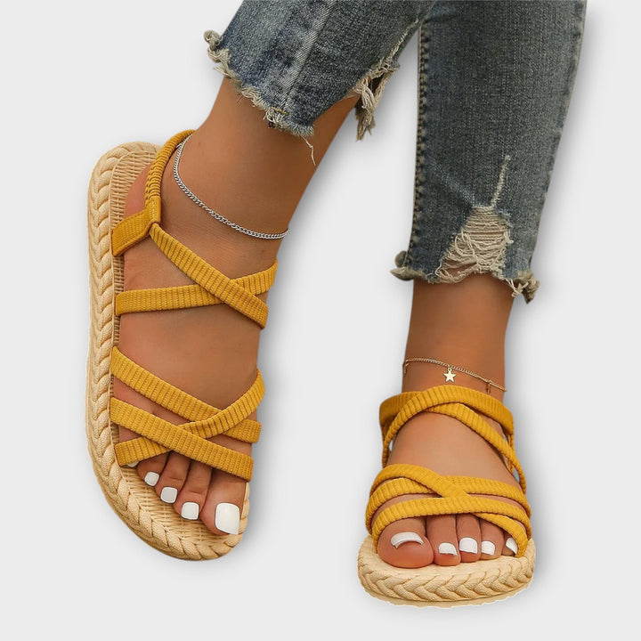 Stilrena och bekväma sandaler