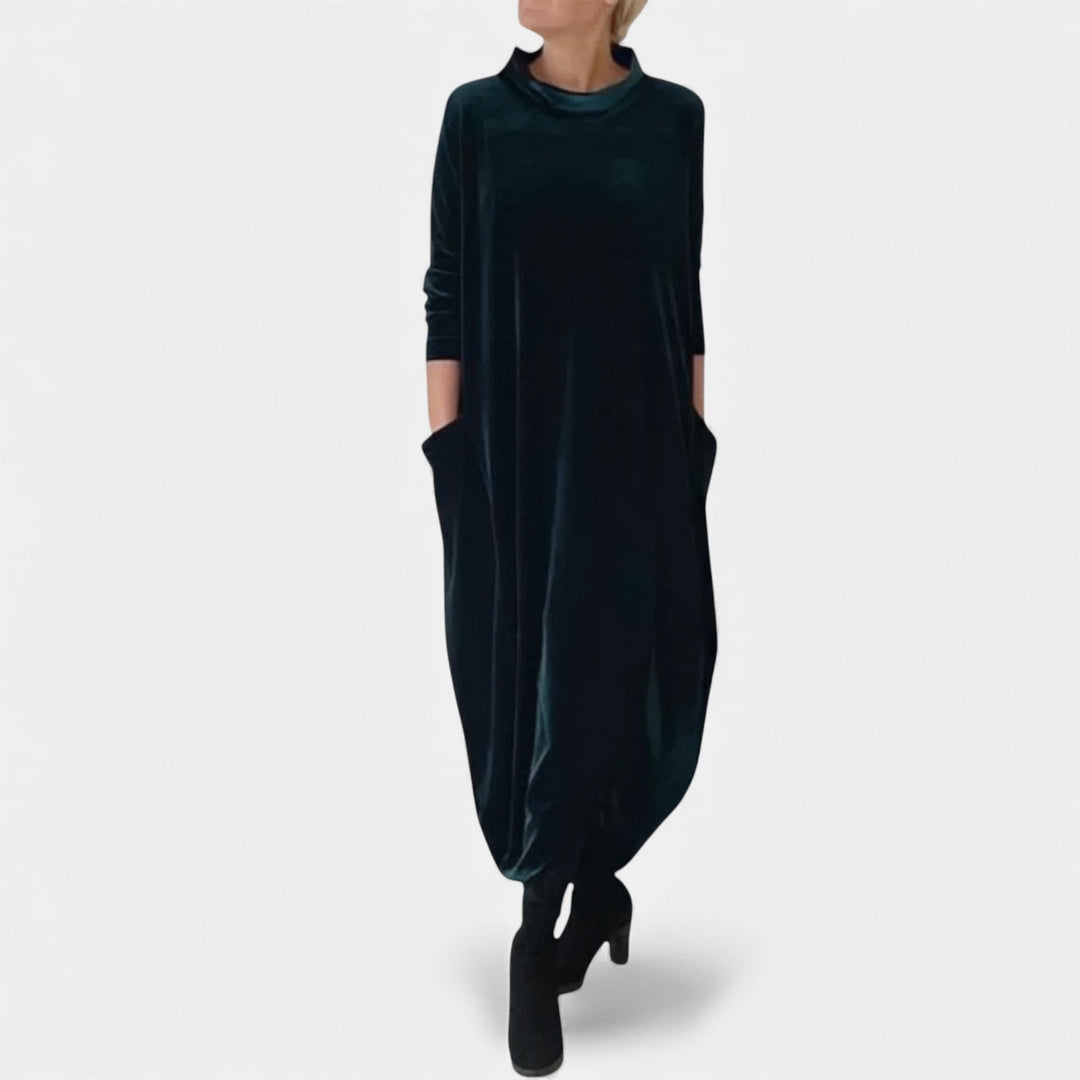 Deborah – elegant maxiklänning i sammet