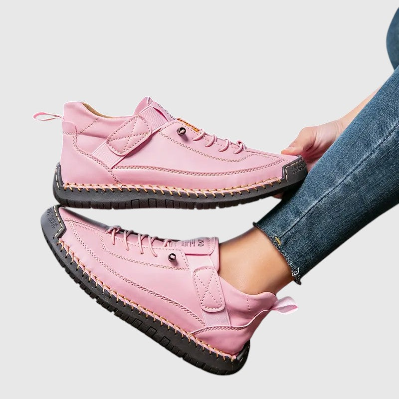 Elira – bekväma och stödjande skinnsneakers för dam