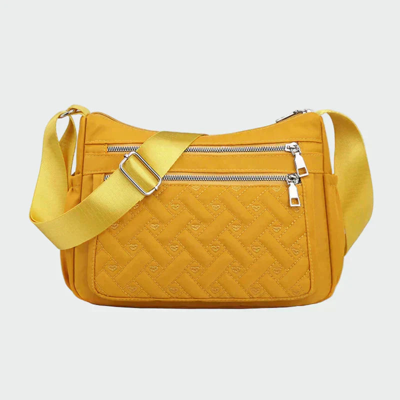 Elegant axelväska i nylon