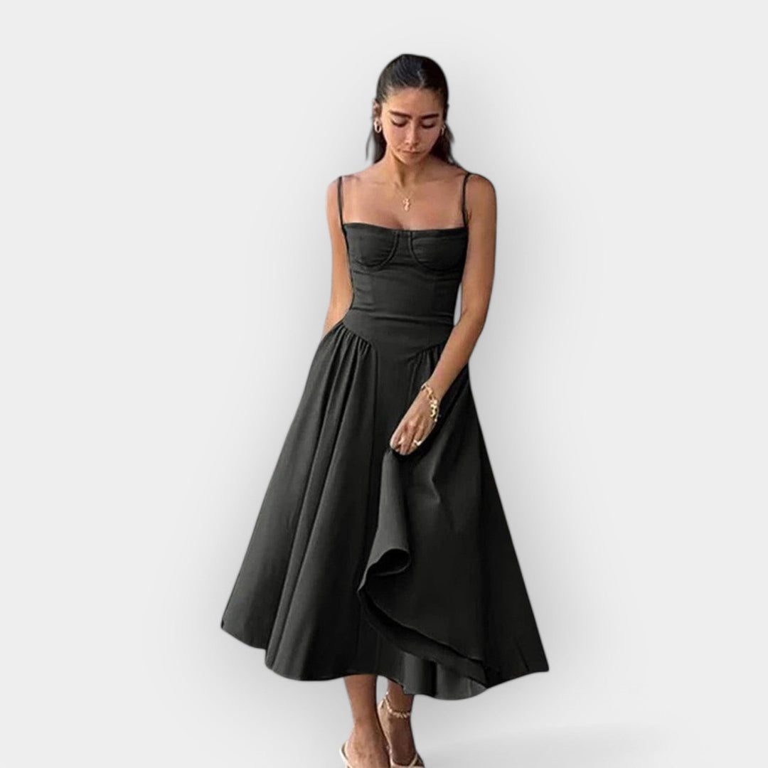 Elegant midiklänning för sommaren