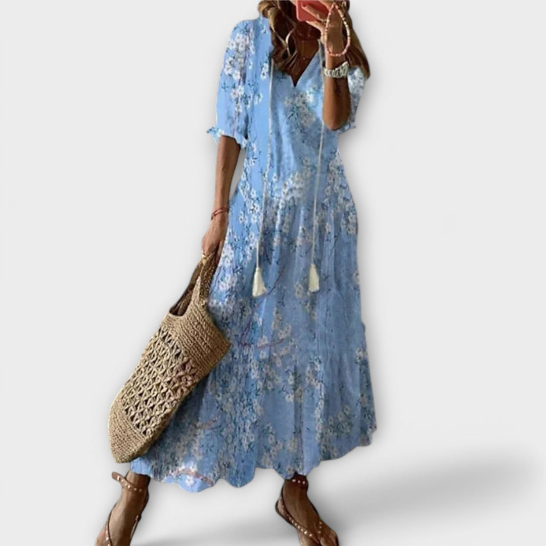Betina – boho maxiklänning